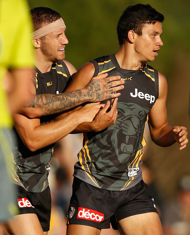 AFL 2016 NAB Challenge - Richmond v Hawthorn Daniel Rioli kicked one goal and impressed stand-in coach Brendon Lade - ${keywords}
